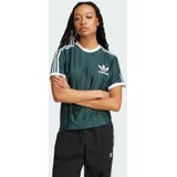 ADIDAS ORIGINALS Shirt 'Adicolor'  smaragd / zwart / wit