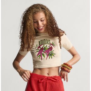 ADIDAS x FARM RIO GRAPHIC T-SHIRT CROPPED