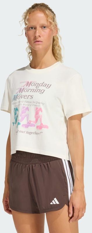 adidas - Les Mills Move Graphic - T-shirt - Katoen - Korte Mouwen