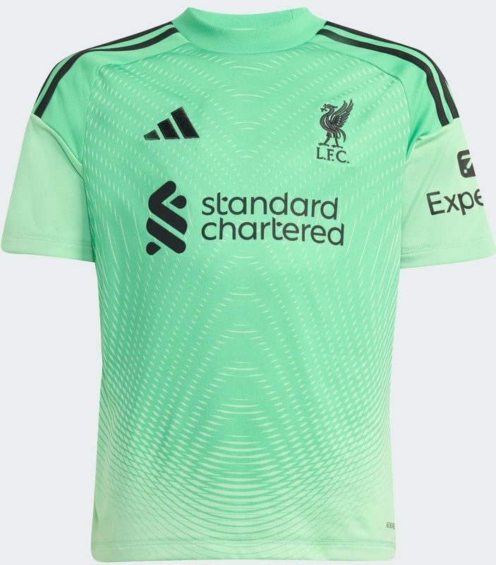 adidas - Liverpool FC 25/26 GK Korte Mouw T-shirt - Junior - Vochtregulerend AEROREADY