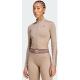 ADIDAS PERFORMANCE - Hyperglam - Trainingsjack - Bruin - Aansluitende Pasvorm