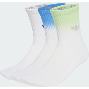 adidas - Ombre Crew Socks - Wit - 3 Paar - Enkelsokken