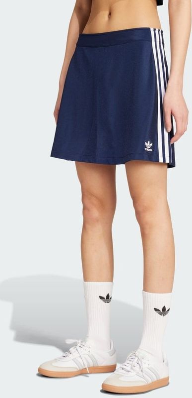 Adidas - Adicolor 3-Stripes Rok - Blauw - Katoen