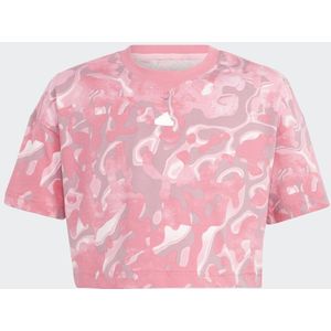 Future Icons Allover Print Katoenen T-shirt Kids