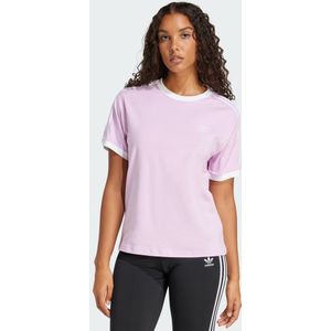 adidas ORIGINALS - Shirt - Rosa/Wit - Jersey - Ronde Hals