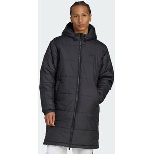 adidas Originals - ADICOL LONG JKT - Gewatteerde Jas - Zwart