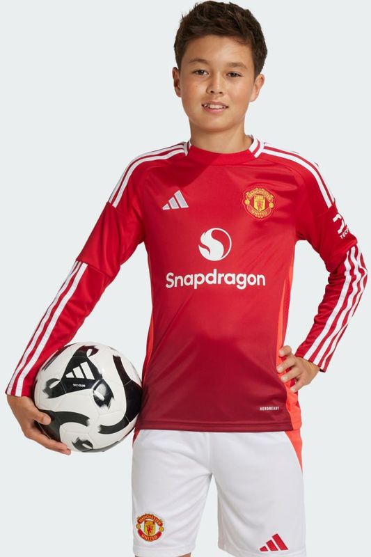 adidas Trainingsshirt Oranje Lange Mouwen Manchester United 2024/25
