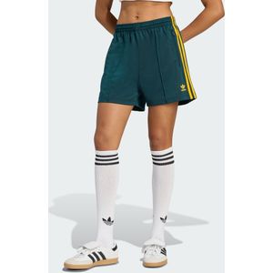 adidas Originals - Firebird - Broek - Geel - Donkergroen - High Waist - Loosefit