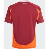 ADIDAS PERFORMANCE - Lettland 24 - Functioneel Shirt - Donkeroranje - Ronde Hals - Kwartmouw