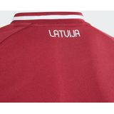ADIDAS PERFORMANCE - Lettland 24 - Functioneel Shirt - Donkeroranje - Ronde Hals - Kwartmouw