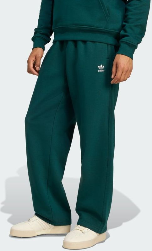adidas - Trefoil Essentials Open Hem Pants - Grijs - Sportbroeken