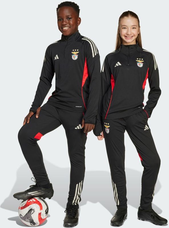 adidas - Benfica - Sportbroek - Zwart - 100% Polyester - AEROREADY