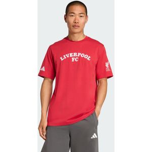 ADIDAS ORIGINALS - Shirt 'Liverpool FC US' - Rood/Wit - T-shirt