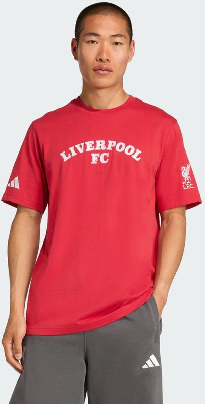 ADIDAS ORIGINALS - Shirt 'Liverpool FC US' - Rood/Wit - T-shirt