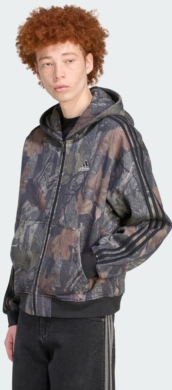 adidas - Originals Camo - Sweatshirt - Zwart - Met Rits
