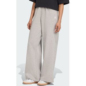 ADIDAS ORIGINALS - Essentials - Broek - Grijs Gemêleerd - Wide Leg - High Waist