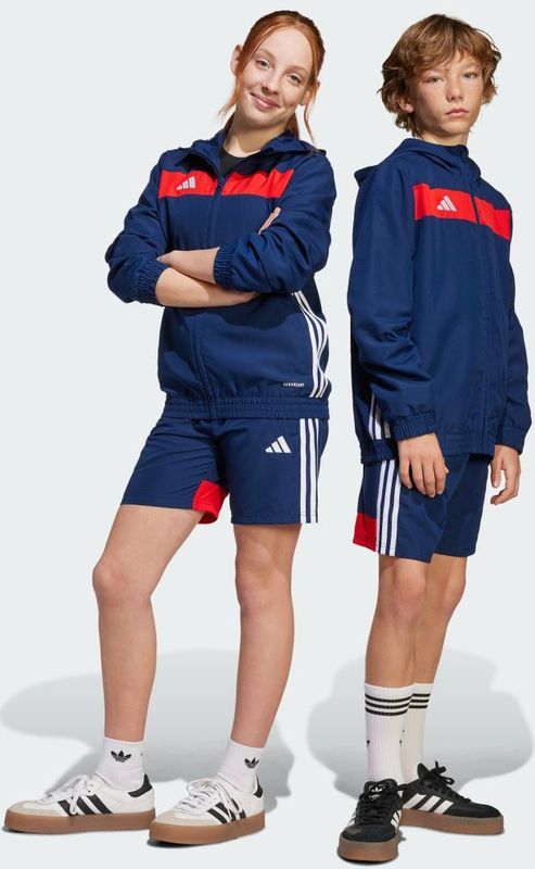 adidas - TIRO ES W SHO - Trainingsshort - Team Navy Blue / Red - 100% Polyester