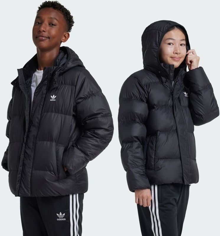 Adidas - Adicolor Down Jacket - Jack - Zwart - 100% Gerecycled Nylon