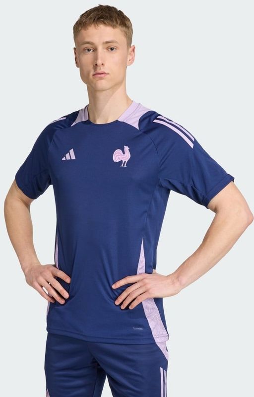 adidas Performance - Functioneel Shirt - Donkerblauw - Frankrijk