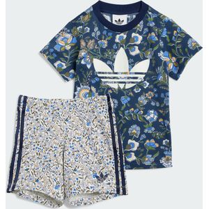 adidas Originals - Liberty London - Sportshirt - Blauw - Katoen
