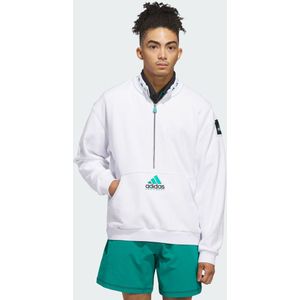 ADIDAS PERFORMANCE - Equipment - Sportsweatshirt - Jade Groen - Zwart - Wit