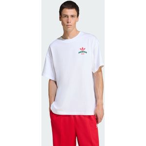 adidas Originals - Shirt 'CHILLI' - Jade Groen - Kwartmouw - Motiefprint