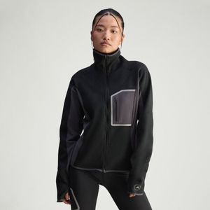 adidas BY STELLA MCCARTNEY - Functionele Fleece Jas - Grijs - Color-Blocking