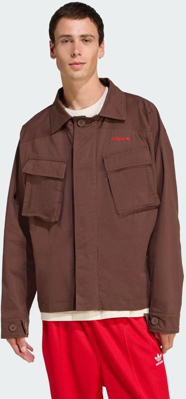 adidas - Originals - Tussenjas - Bruin - Regular Fit