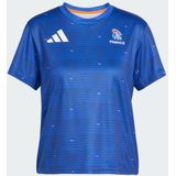 adidas - Training Shirt - Marineblauw Wit Rood - Dames
