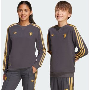 adidas Originals - Sweatshirt - Goudgeel / Lichtlila / Zwart - Manchester United Terrace Icons