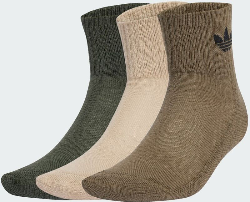 adidas - Mid Sokken - Groen - 3 Paar