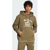Olive Strata - Hoodie - Katoen - Sportief