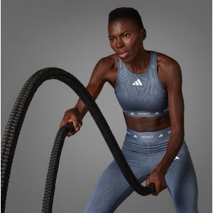 TECHFIT Medium-Support High-Neck Print Beha