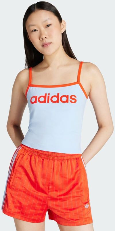 Adidas Originals Tank Top - Zwart - Katoen - Slanke Pasvorm
