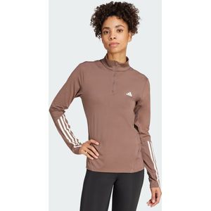 adidas PERFORMANCE - HYPERGLAM - Functioneel Shirt - Bruin / Wit