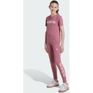 adidas - Essentials Linear Logo - Tights - Grijs - Katoen