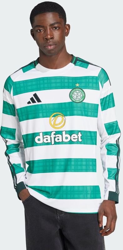 Celtic FC - 25/26 Thuisshirt - Wit - Lange Mouwen