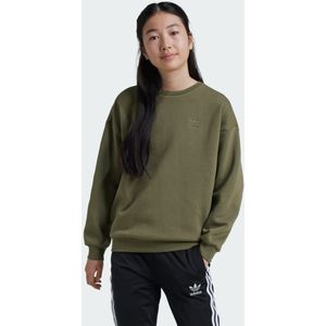 Sweater - Effen - Katoen - Ronde Hals - Lange Mouwen - Losse Pasvorm