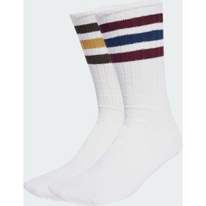 adidas - Ribbed Crew Socks - Wit - 2 Paar