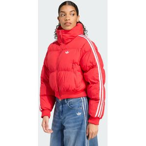 ADIDAS ORIGINALS - Adicolor - Winterjas - Rood - Gewatteerd