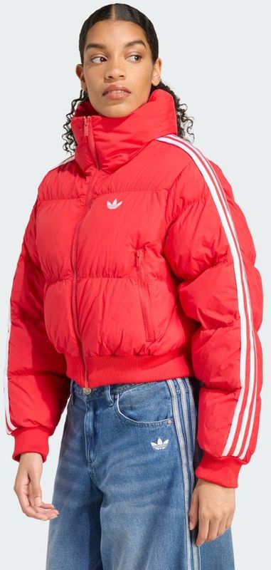 ADIDAS ORIGINALS - Adicolor - Winterjas - Rood - Gewatteerd