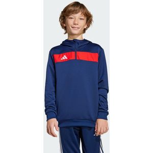 Adidas - Tiro 25 Essentials Hoodie - Sweater - Zwart - 100% Gerecycled Polyester