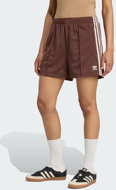 ADIDAS ORIGINALS - Firebird - Broek - Chocoladebruin - Loosefit - High Waist