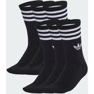 adidas - 3-Stripes Crew Socks - Wit - 6 Paar