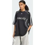 adidas Originals - Sequin T-Shirt - Zwart - Dames - Oversized