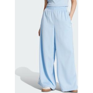 adidas Originals - Satin Wide Leg Pants - Ruffle - Pink - Satijn