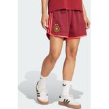 adidas - Duitsland - Korte Broeken - Bordeauxrood - Losvallende Pasvorm