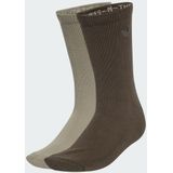 adidas - Two-toned Crew Socks - Groen - 2 Paar
