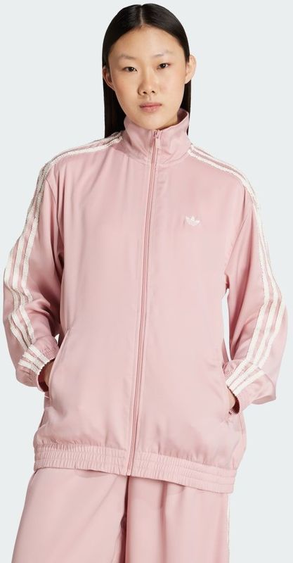 adidas Originals - Satin Firebird Track Top - Zwart - Sporttops