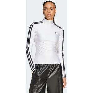 adidas Originals - Adicolor 3-Stripes Turtleneck Longsleeve - Dames - Wit
